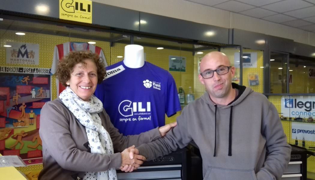 Acord de patrocini entre Gili i l’Associació per la Salut Mental del Baix Llobregat Nord